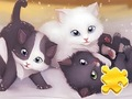 ゲームジグソーパズル: 猫遊び オンライン
