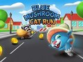 ゲーム青いキノコキャットランオンライン