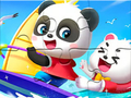 ゲームジグソーパズル: 赤ちゃんパンダのセーリング オンライン