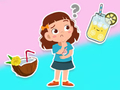 ゲームキッズクイズ: 何が飲みたいですか? オンライン