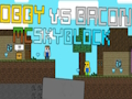 ゲームオビー vs ベーコン: MCスカイブロック オンライン