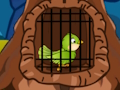 ゲームかわいい緑の鳥を救出する オンライン