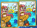 ゲーム人魚 違いを探すオンライン