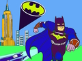 ゲームバットマン漫画ぬりえ オンライン