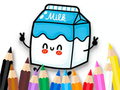 ゲーム塗り絵: ミルク オンライン