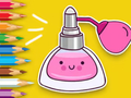 ゲーム塗り絵: 香水瓶 オンライン