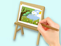 ゲーム塗り絵: Paysage 製図板 オンライン
