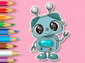 ゲームぬり絵: スマイルロボット オンライン