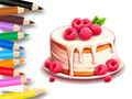 ゲーム塗り絵: ベリーケーキ オンライン