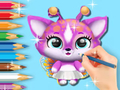 ゲーム塗り絵: かわいいフラヴシーズ オンライン