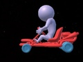 ゲーム宇宙でのカート走行 オンライン