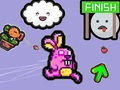 ゲームかわいいウサギの挑戦的な冒険 オンライン