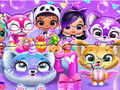 ゲームジグソーパズル: Fluvsies ファミリー オンライン
