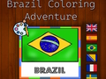 ゲームブラジルぬりえアドベンチャー オンライン
