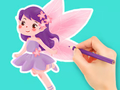 ゲーム塗り絵: 花の妖精 オンライン