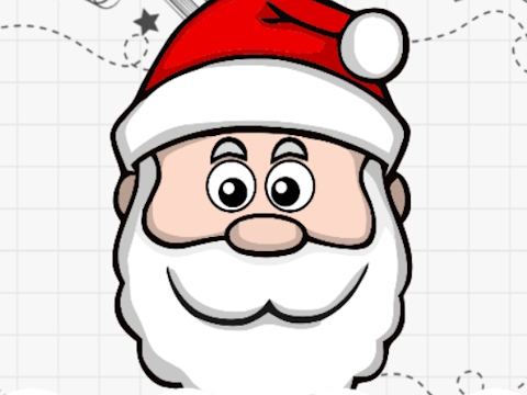 ゲームサンタと一緒に絵を描く オンライン