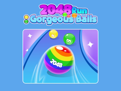 ゲーム2048 ラン: ゴージャス ボール オンライン