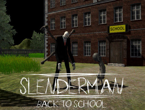 ゲーム学校に戻るスレンダーマン オンライン