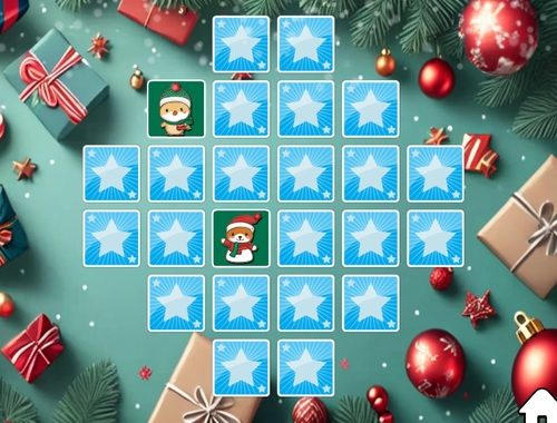 ゲームクリスマスメモリーマッチ オンライン