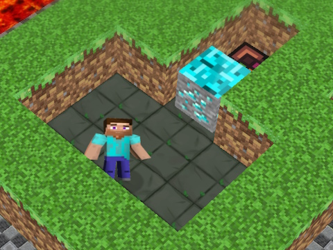 ゲームMineBlocks 3D 迷路 オンライン