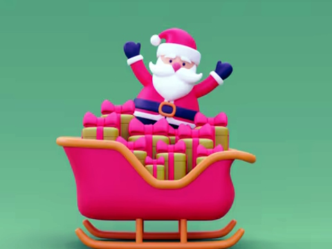 ゲームクリスマススレッジライダー3D オンライン