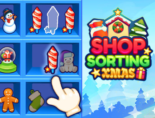 ゲームクリスマスの店の並べ替え オンライン