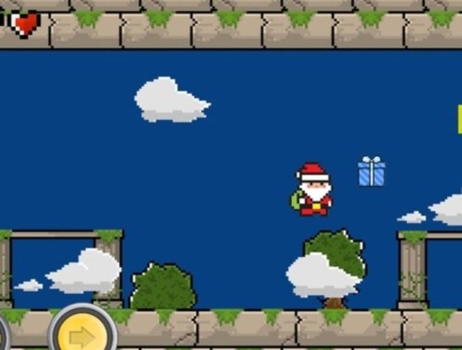 ゲームレトロなサンタ オンライン