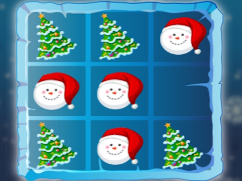 ゲームクリスマス三目並べ オンライン