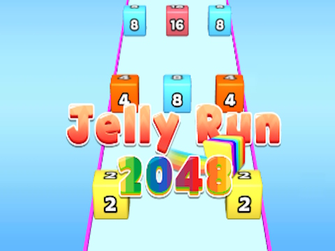 ゲームゼリーラン2048 オンライン