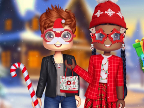 ゲームロブロックスのクリスマスドレスアップ オンライン