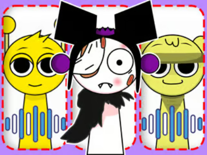 ゲームキッズクイズ: Sprunki の声を当ててください オンライン