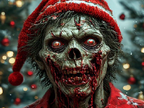 ゲームゾンビクリスマスジグソー オンライン