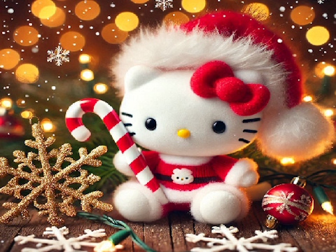 ゲームハローキティのクリスマスパズル オンライン