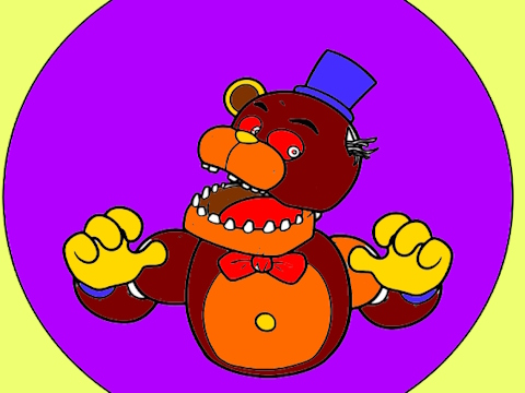 ゲームFNAF 塗り絵 オンライン
