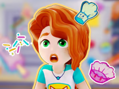 ゲームジグソーパズル: レゴ フレンズ キッチン 翻訳: Лего кухня с друзьями オンライン