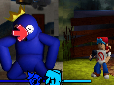 ゲームFNF vs レインボーフレンズ オンライン