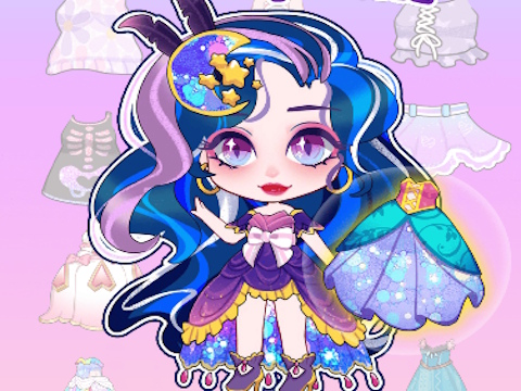 ゲームヘアドールドレスアップワールド オンライン
