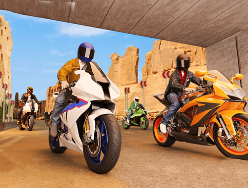 ゲームリアルバイクシミュレーターレース3D オンライン