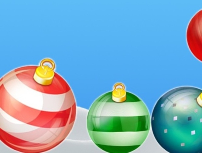ゲームパズルボールが新年を融合させます！ オンライン