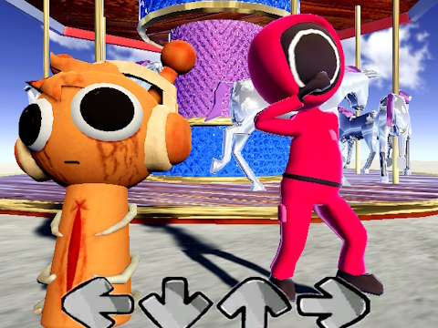 ゲームイカゲーム Sprunki FNF バトル オンライン