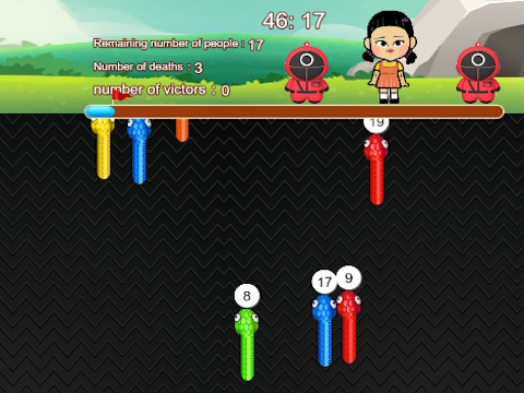 ゲームカラフルな貪欲なヘビ オンライン