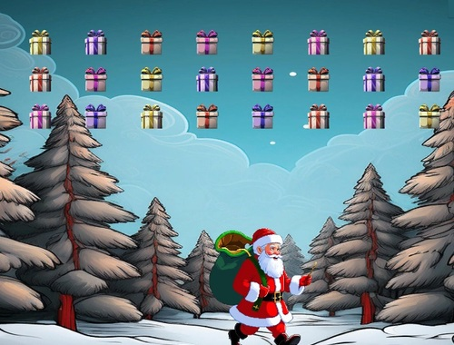 ゲームスペースインベーダー：クリスマスエディション オンライン