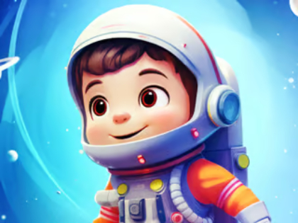 ゲームジグソーパズル：宇宙飛行士 オンライン