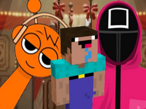 ゲームMinecraft Squid Game SprunkiのNextBots オンライン