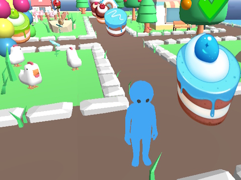 ゲームObbyは甘いケーキを集めます オンライン