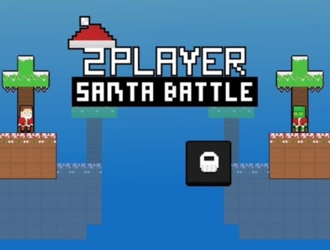 ゲーム2プレイヤーサンタバトル オンライン