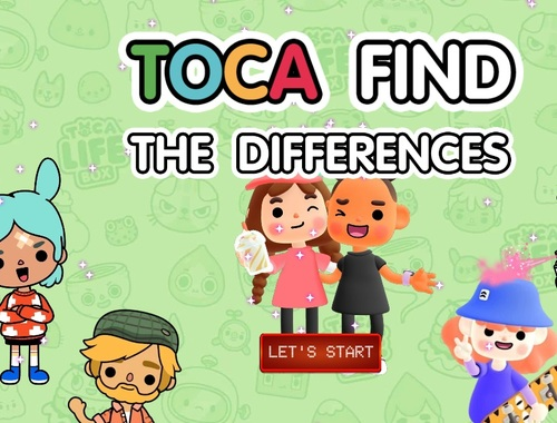 ゲームTOCAは違いを見つけます オンライン