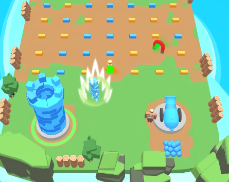 ゲームタワークラッシュ：レンガを集めます オンライン