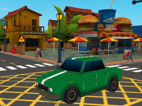 ゲーム楽しい町の駐車場 オンライン