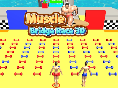 ゲームマッスルブリッジレース3D オンライン